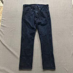 Levis Jeans Mens 32x30 Blue 501 CT Dark Wash Button Fly Preppy Tapered Leg Fit